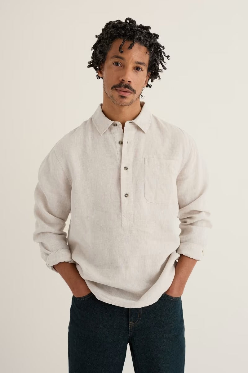 Men's Artist's Linen Shirt