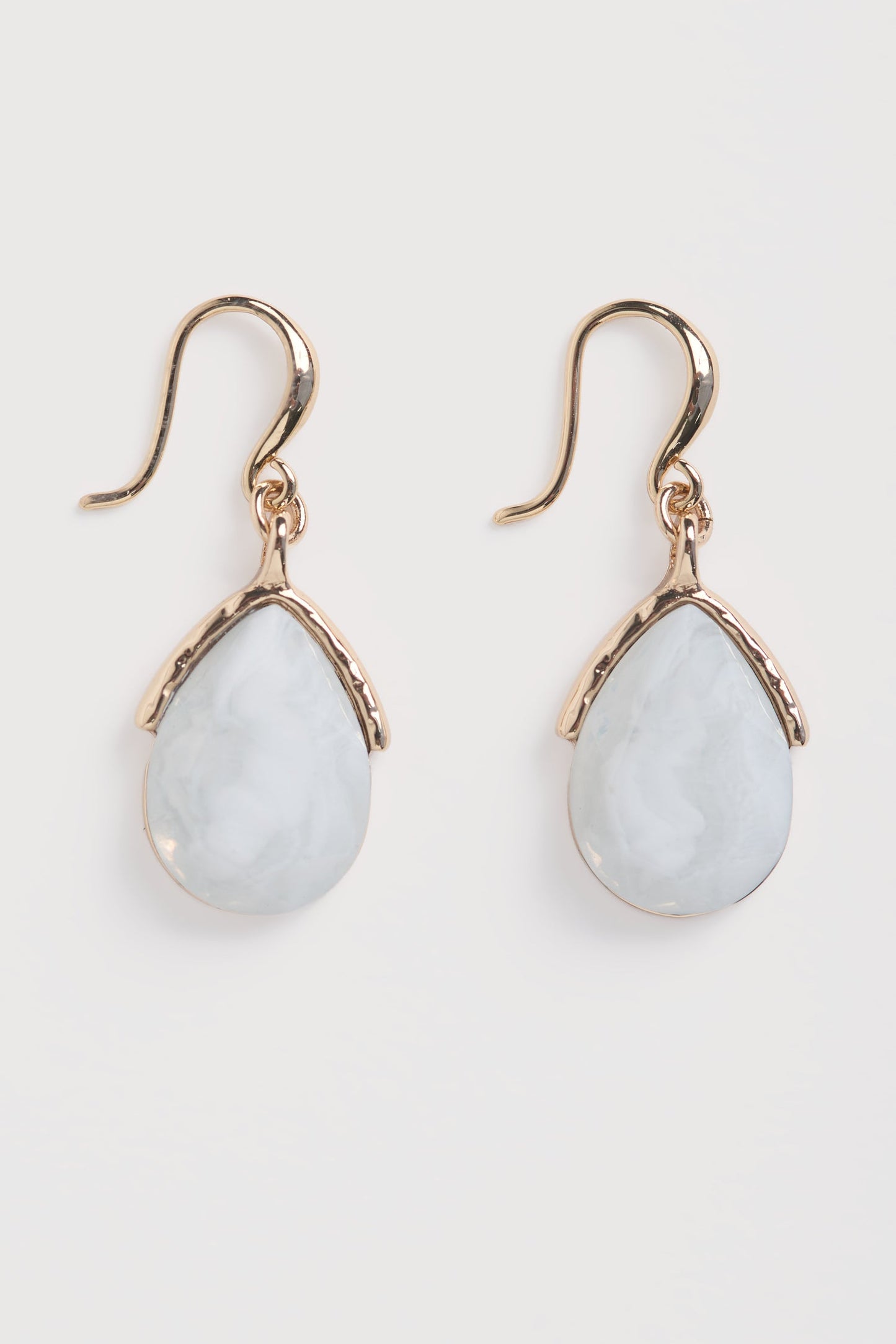 Reed Moon Drop Earrings