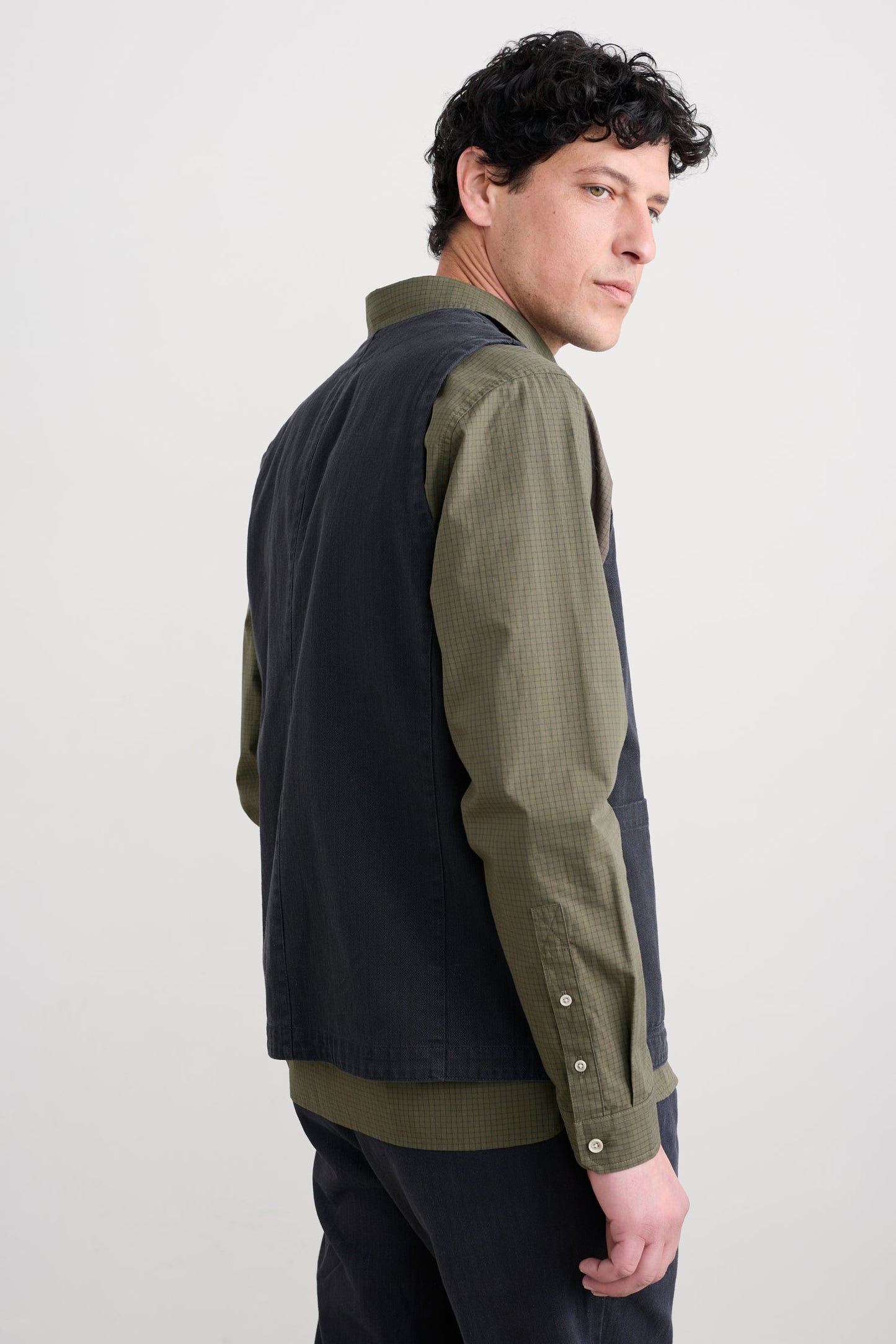 Men's Tollgate Linen Cotton Blend Waistcoat