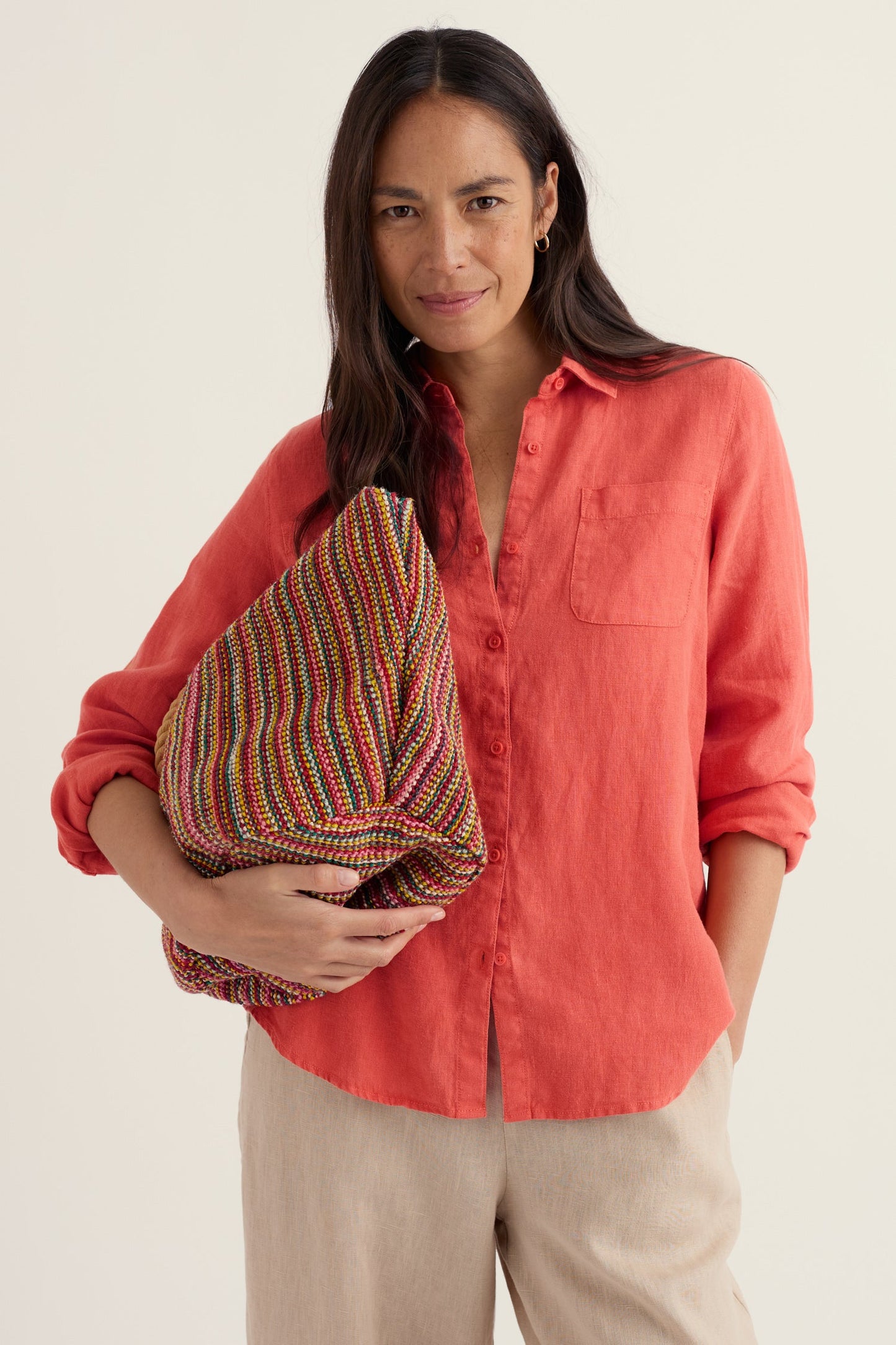 Hazel Branch Linen Shirt