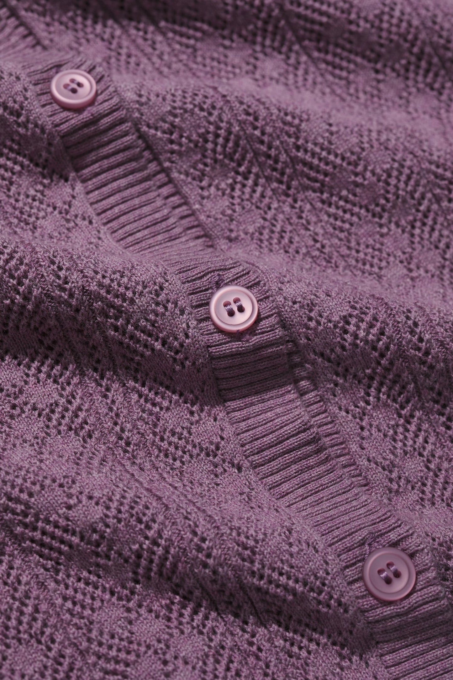 Willowing Pointelle Organic Cotton Cardigan