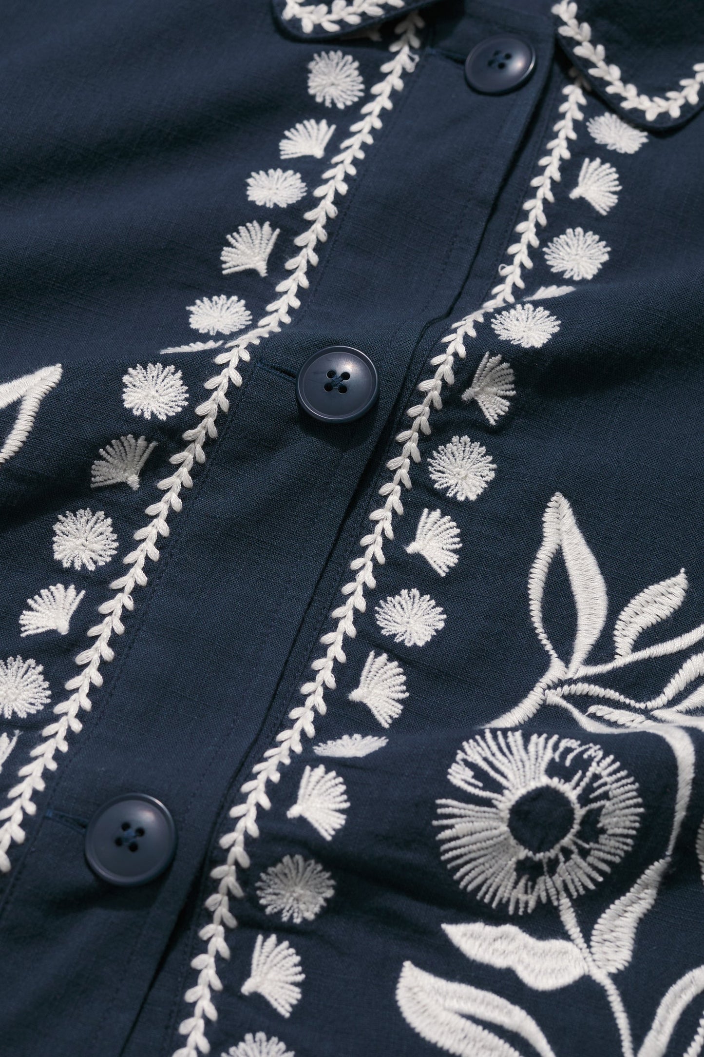 Sand Martin Embroidered Floral Jacket