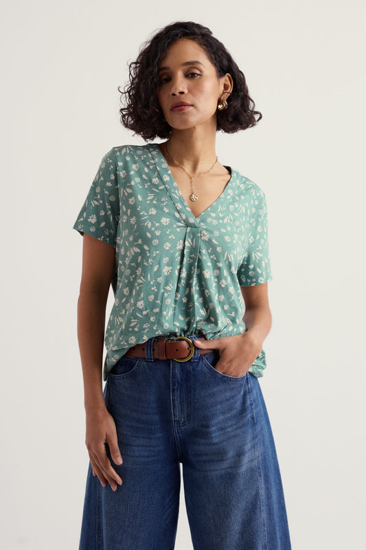 Barnoon Jersey Printed Short-Sleeve Top